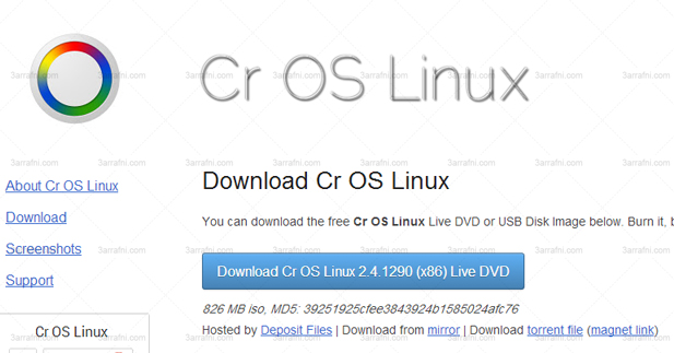 Download Cr OS Linux