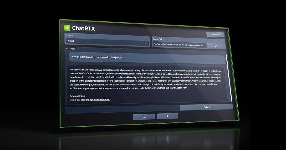 من جديد ChatRTX نموذج ذكاء إصطناعي جديد وتحديثات أخرى قوية 14