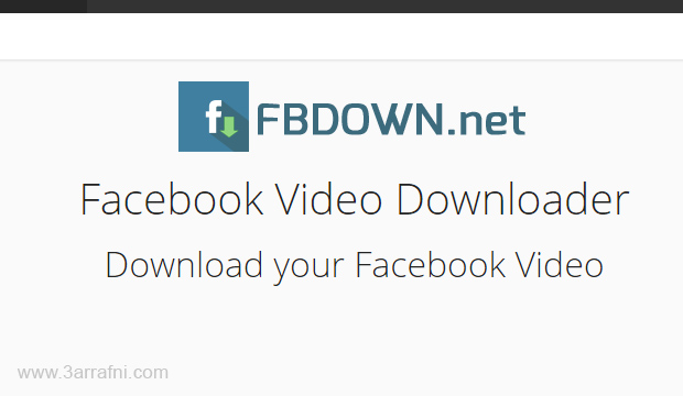 تحميل الفيديوهات من الفيس بوك بجوده HD