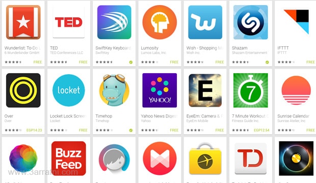 Best Apps of 2014 on  google play