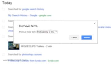 طريقة حذف سجل بحثك علي جوجل 1