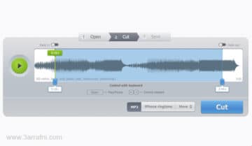 موقع MP3Cut للتعديل وقص الملفات الصوتية 4