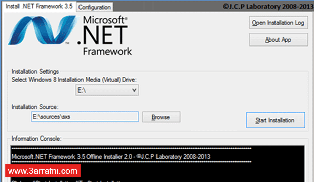كيفية تثبيت NET Framework 3.5 بدون إنترنت فى ويندوز 8 وما بعده (2)