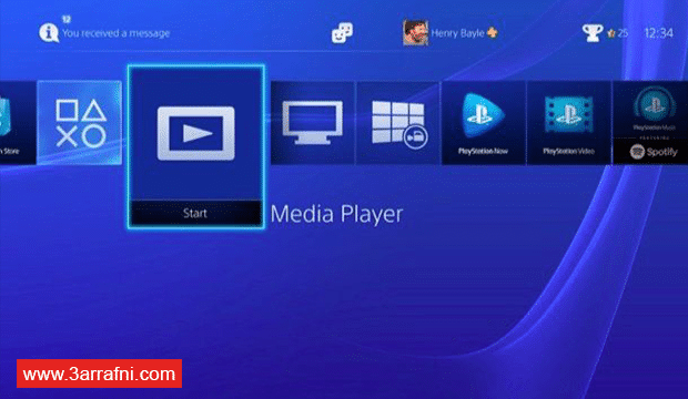 شغيل ملفات الفيديو و الاغاني و الصور على PlayStation 4 (2)