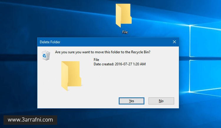 Delete folder