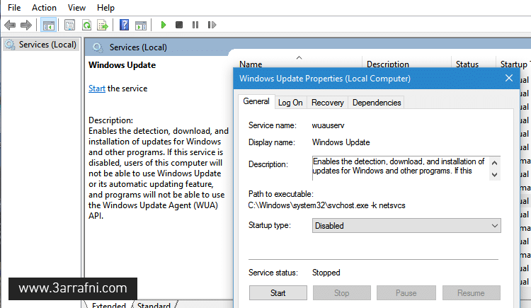 Windows Update Disabled