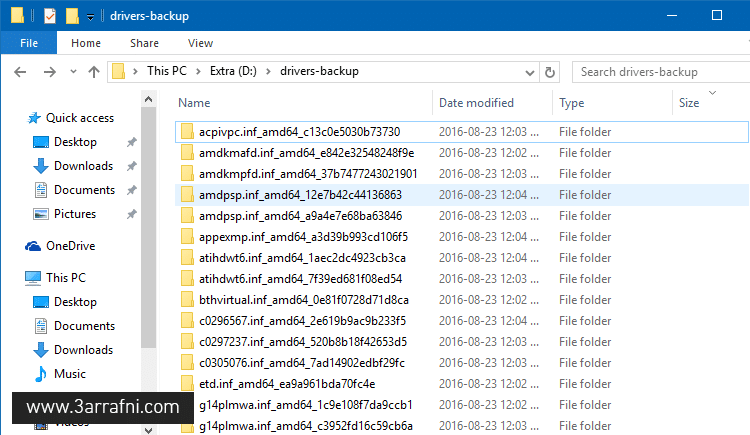 Backup Drivers Files