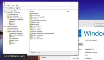 كيفية اضافة اداة Group Policy Editor في نسخة Home من ويندوز 10 10