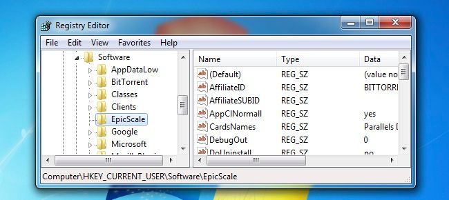 كيفية ازالة البرنامج الخفي EpicScale الذي يأتي مع برنامج uTorrent