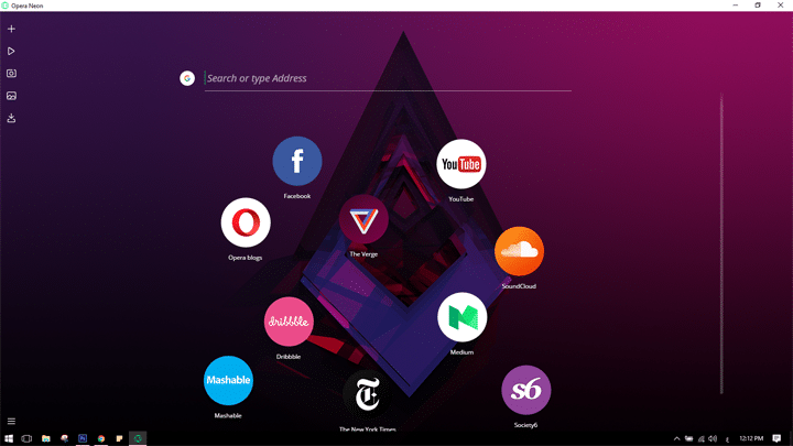 استعراض متصفح جديد من شركة Opera بأسم Opera Neon 2