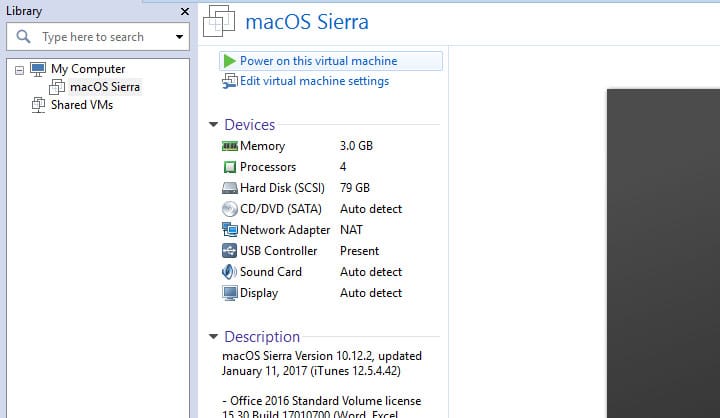 شرح تثبيت نظام ماك macOS Sierra علي ويندوز كنظام وهمي Vmware 4