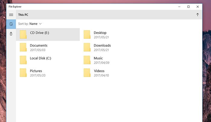 كيفية تفعيل مستعرض الملفات الجديد Universal File Explorer فى ويندوز 10 Windows 5