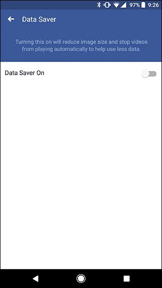 كيفية تشغيل خاصية Data Saver في تطبيق الفيس بوك لأصحاب الباقات 4