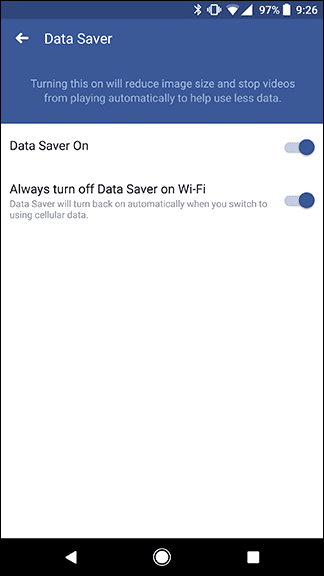 كيفية تشغيل خاصية Data Saver في تطبيق الفيس بوك لأصحاب الباقات 5