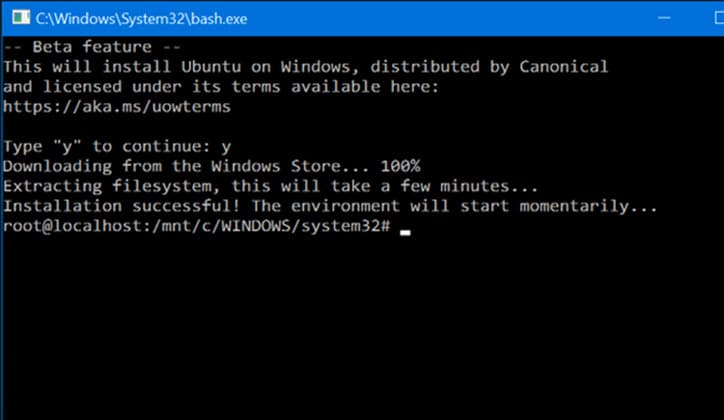 كيفية تثبيت و إستخدام Linux Bash Shell على ويندوز Windows 10 5