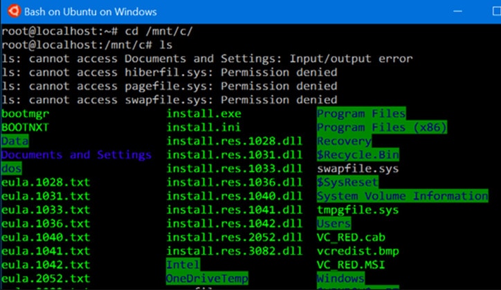 كيفية تثبيت و إستخدام Linux Bash Shell على ويندوز Windows 10 7
