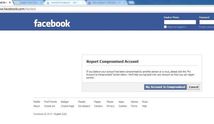 كيفية استرجاع حساب الفيس بوك فيسبوك المسروق 2