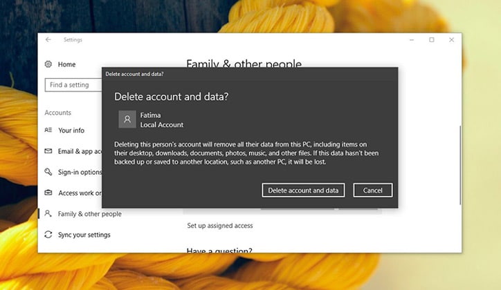 كيفية حذف حساب المستخدم User في ويندوز 10 Windows 4