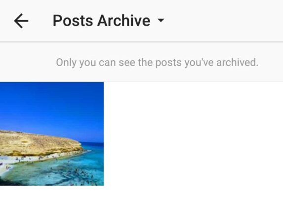 كيفية أرشفة الصور علي تطبيق Instagram 2