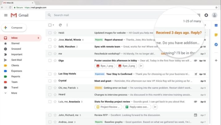 9 مميزات جديدة في تصميم ال Gmail الجديد 8