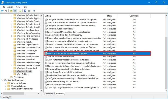 تحديثات التعريفات التلقائية على Windows 10 تسبب مشاكل ؟ هذه طريقة ايقافهم 2