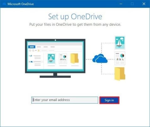 كيف تغير مكان مجلد OneDrive الإفتراضي على ويندوز Windows 10 8