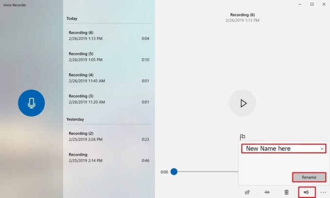 مسجل صوت Voice Recorder مجاني و خاص بنظام ويندوز Windows 10 مع الشرح 9