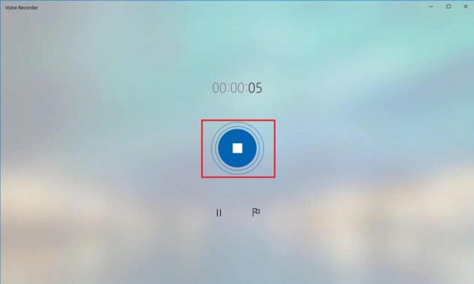 مسجل صوت Voice Recorder مجاني و خاص بنظام ويندوز Windows 10 مع الشرح 4