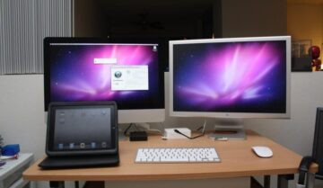 كيف تستخدم شاشتين عرض على MacOS 8