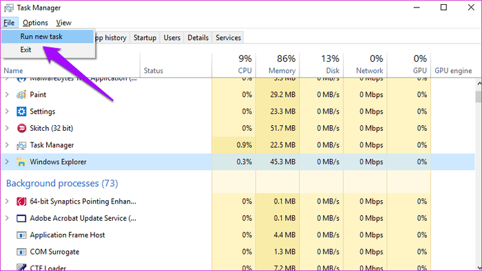File Explorer لا يعمل او لا يستجيب بعض الحلول على Windows 5