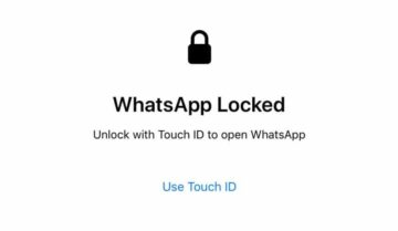 طريقة إغلاق Whatsapp بإستخدام Touch ID أو Face ID على نظام IOS 12