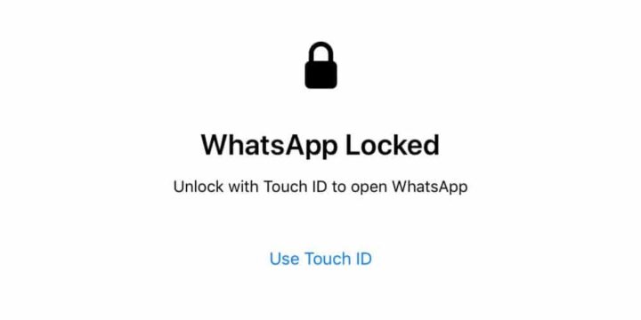 طريقة إغلاق Whatsapp بإستخدام Touch ID أو Face ID على نظام IOS 1