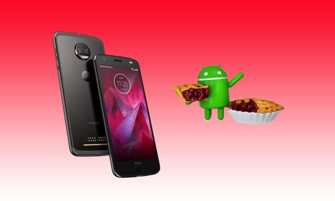 Motorola تخطئ و تعلن انها لتحدث Moto Z2 force الى Android pie 2