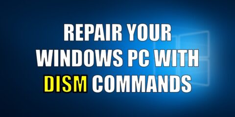 DISM اداة اصلاح الأخطاء الجديدة المتوفرة على نظام Windows 10 16