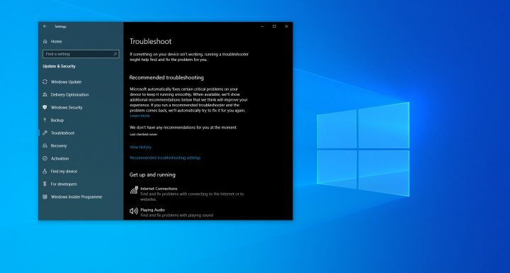 كيف تستعمل اداة Recommended Troubleshooting على Windows 10 1