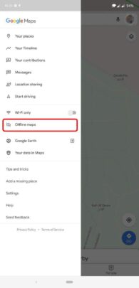كيف تقوم بتشغيل Google Maps بدون الإتصال بالإنترنت 2