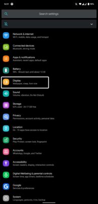 كيفية تفعيل الوضع الليلي Night Mode على Android 10 2