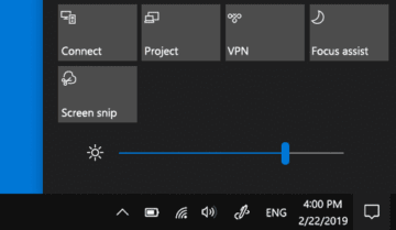 كيفية حل مشكلة ان سطوع الشاشة لا يتغير على Windows 10 7