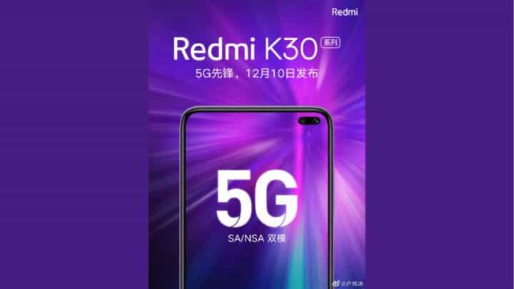 Redmi K30 سيدعم الـ5G و تظهر بعض مواصفاته المحتملة 1