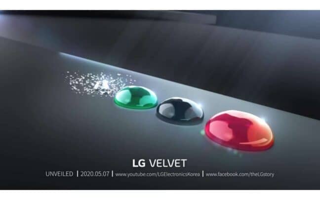 LG Velvet يصدر قريباً في 7 مايو