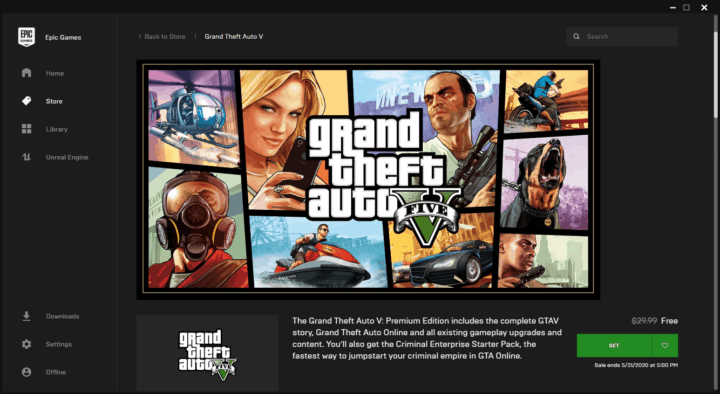 تحميل لعبة GTA V مجانًا من متجر Epic Games 2020 7