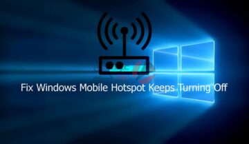 حل مشكلة توقف mobile hotspot تلقائيًا على ويندوز 10 14