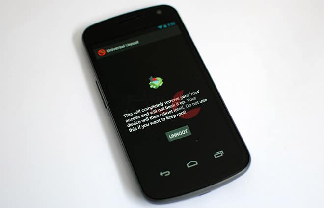 إلغاء الجذر Root بضغطة واحدة لأي جهاز يعمل بنظام Android 2