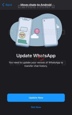 WhatsApp سيسمح بنقل الرسائل بين Android و iOS في تحديث قادم 1