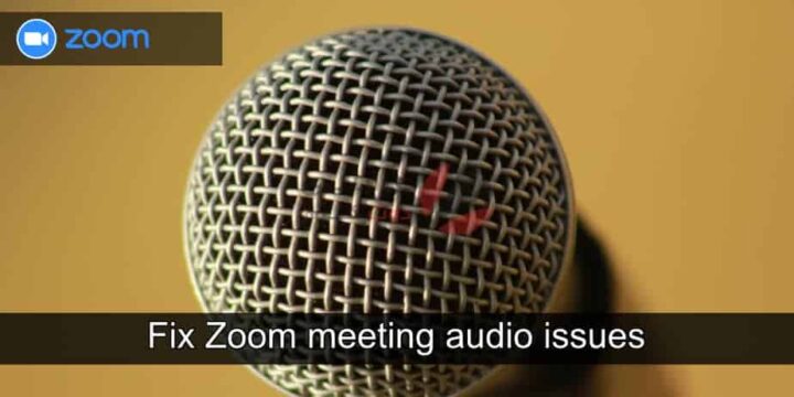 اجتماعات Zoom : كيفية إصلاح مشاكل الصوت 1