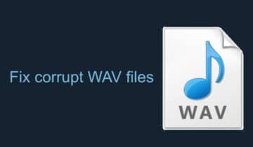 حل مشكلة ملفات WAV التالفة " corrupt WAV files "