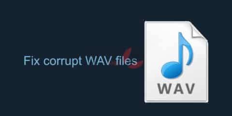 حل مشكلة ملفات WAV التالفة " corrupt WAV files "