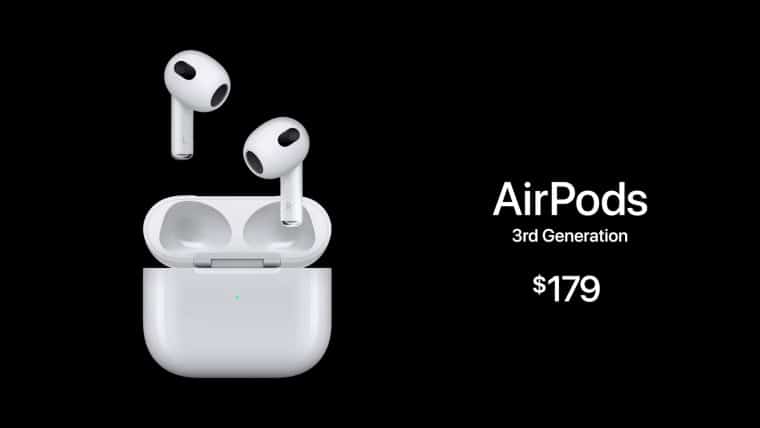 أعلنت شركة Apple عن الجيل الثالث من سماعات AirPods مقابل 179 دولار 1