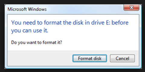 حل مشكلة رسالة "you need to format the disk" البارتشن لا يفتح ويطلب فورمات