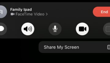 كيفية استخدام ميزة مشاركة الشاشة في Facetime علي iOS 15